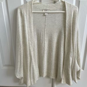 Cream cardigan LOFT